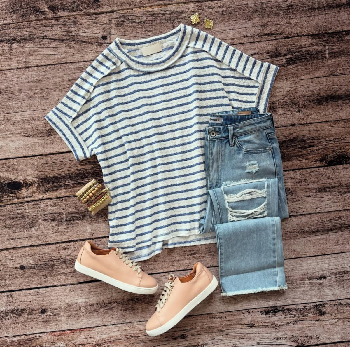 Leah Stripe Top