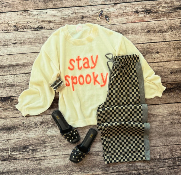 STAY SPOOKY SWEATER