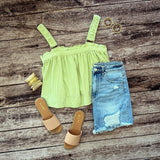 RISEN DISTRESSED SHORTS